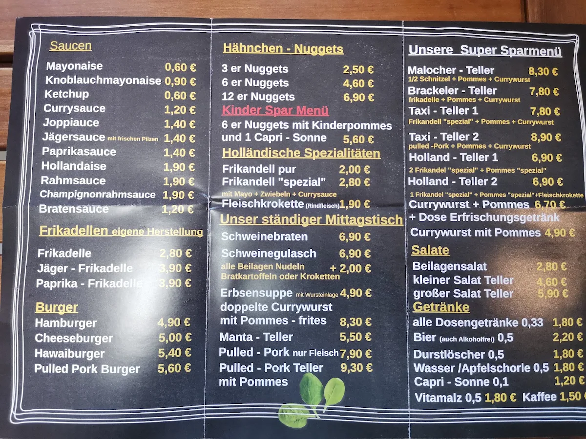 Speisekarte photo 2