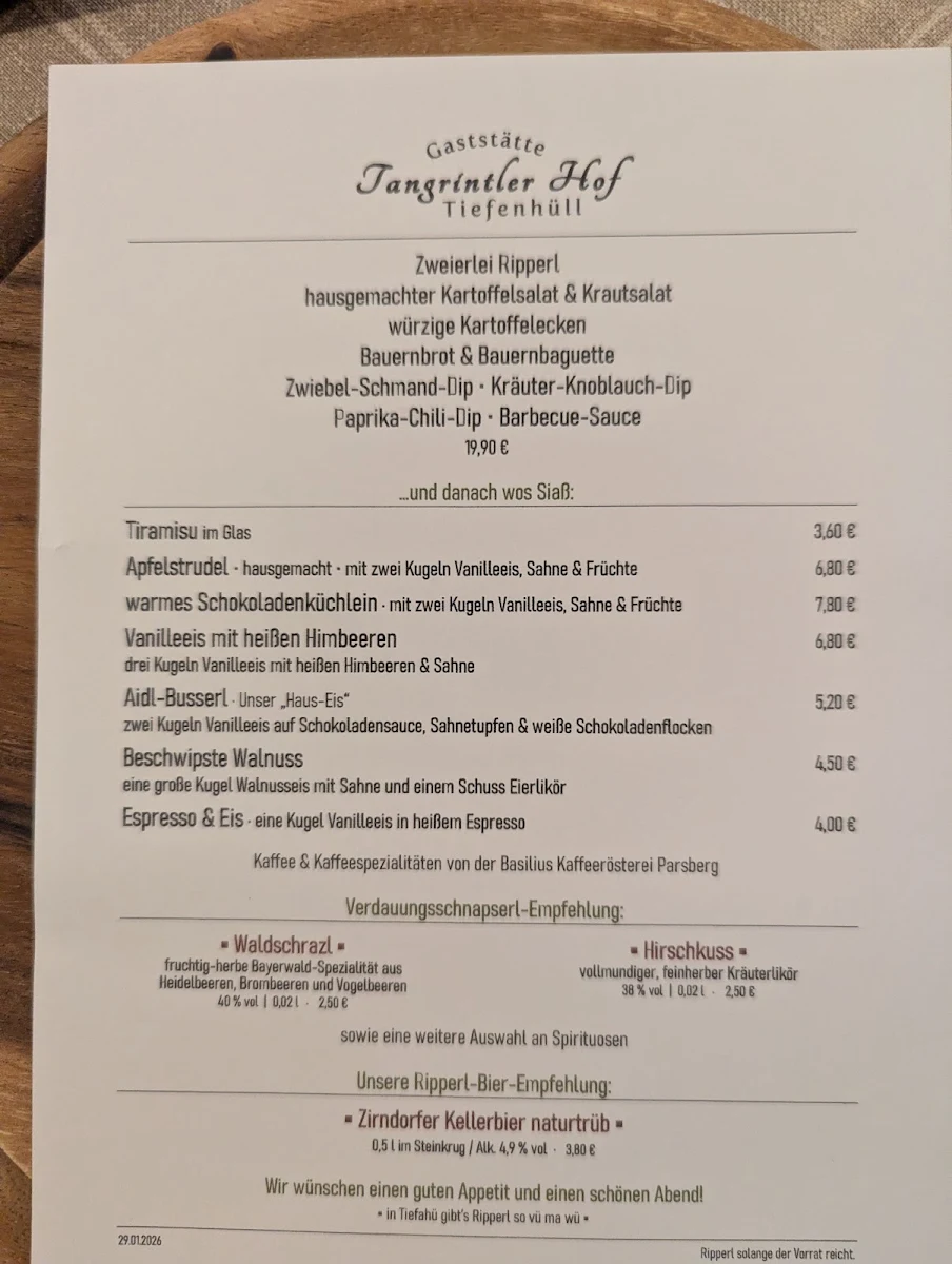 Speisekarte photo 2