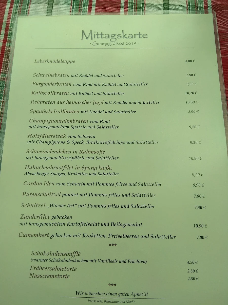 Speisekarte photo 3