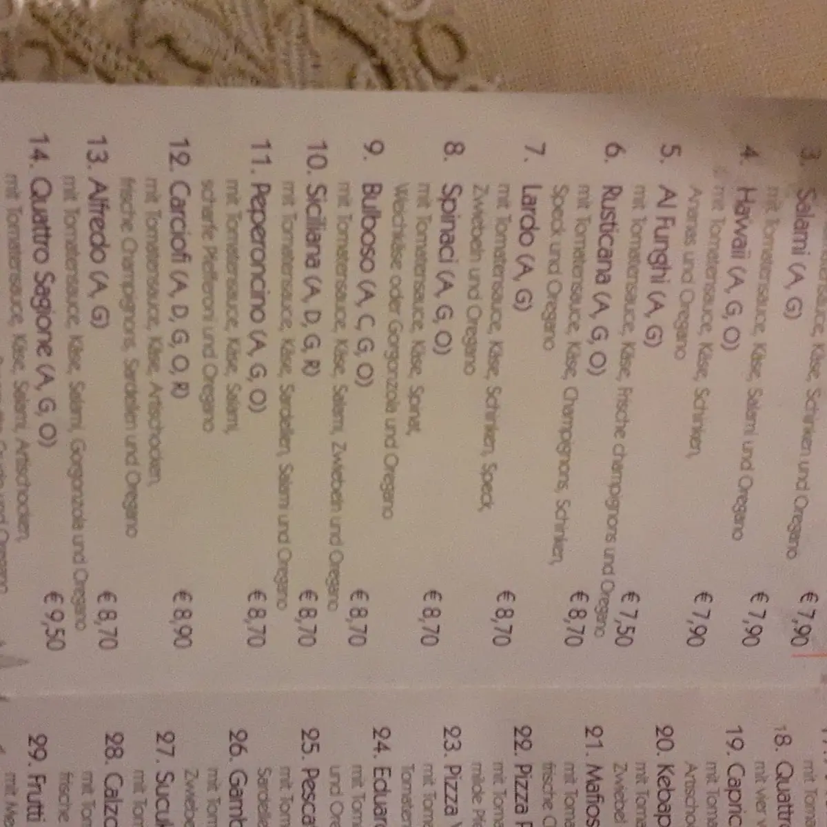 Speisekarte photo 3