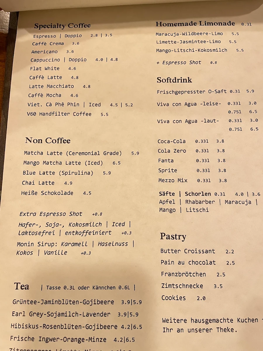 Speisekarte photo 1