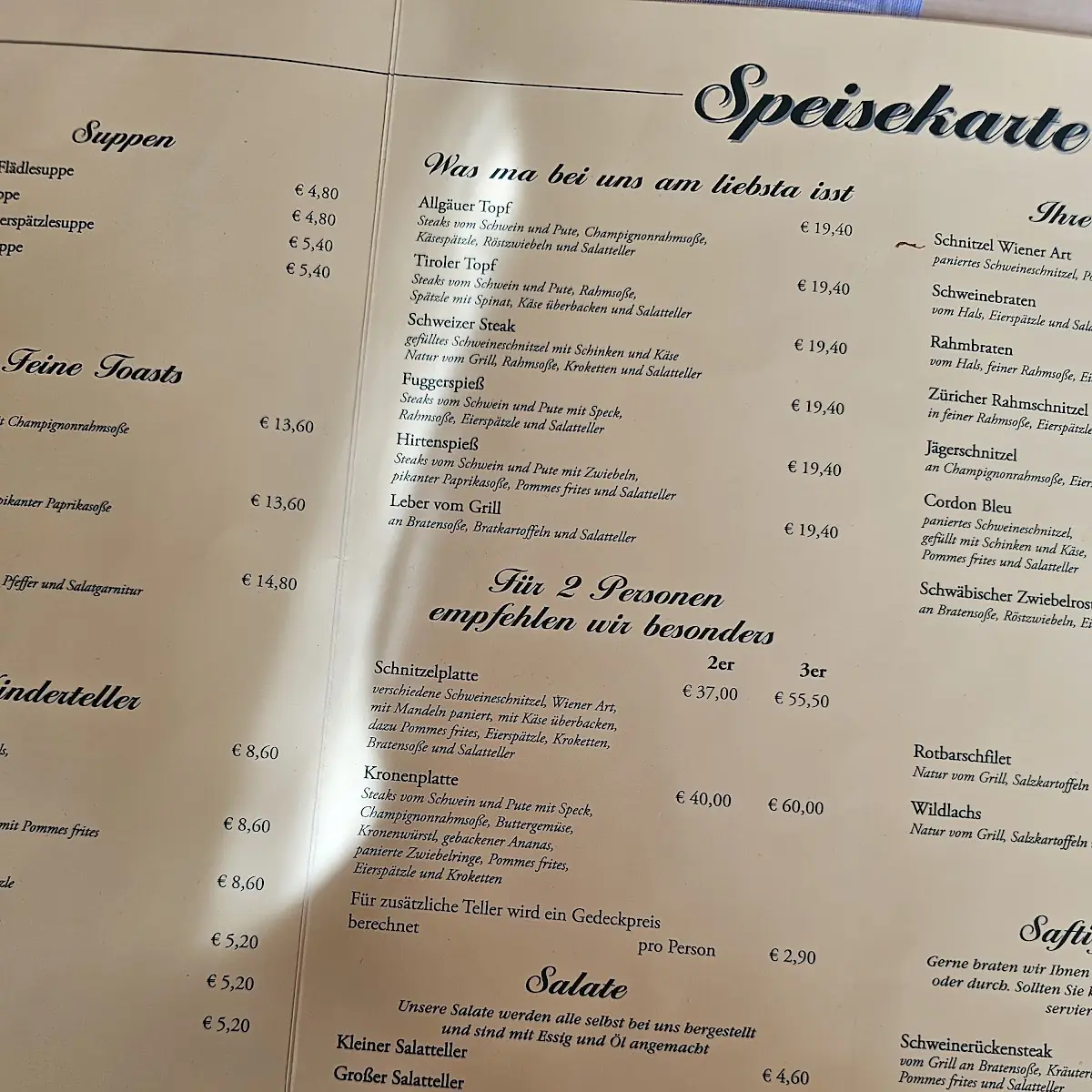 Speisekarte photo 8