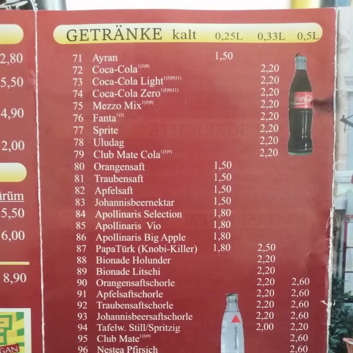 Speisekarte photo 6