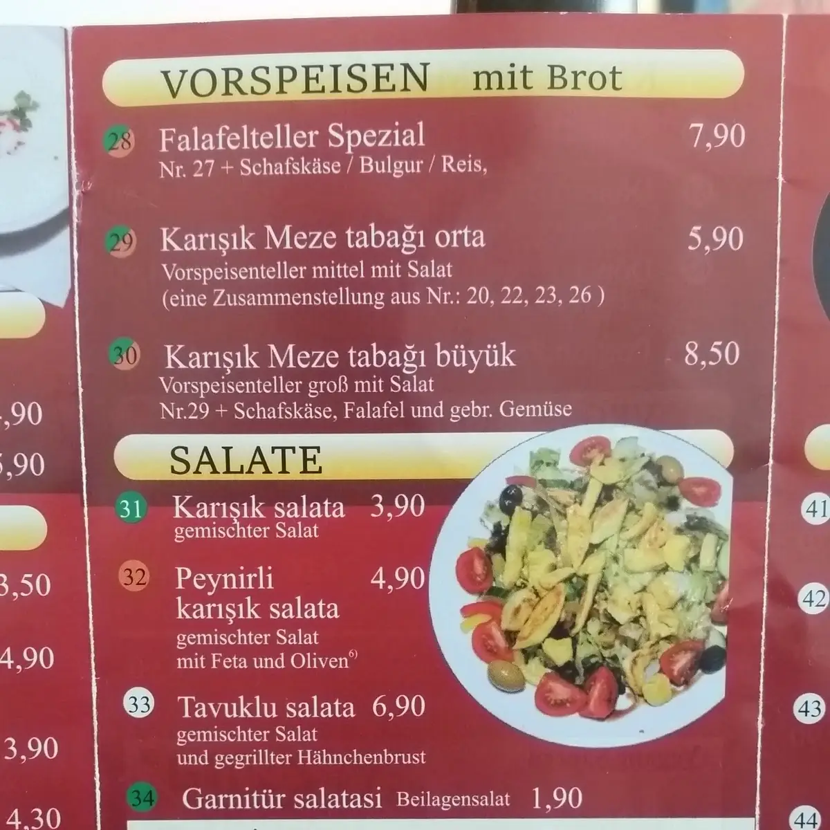 Speisekarte photo 7