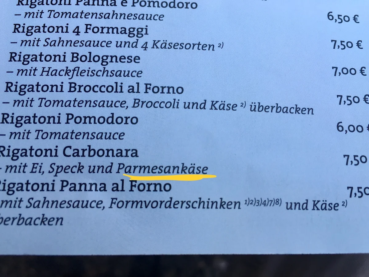 Speisekarte photo 1
