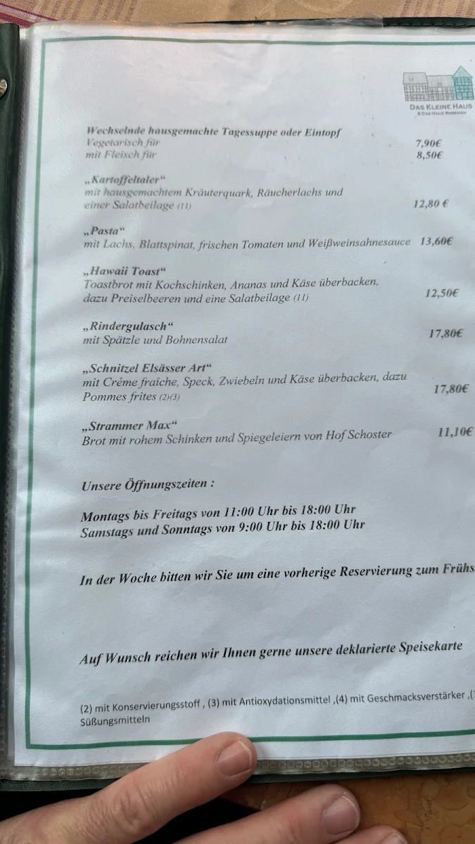 Speisekarte photo 2