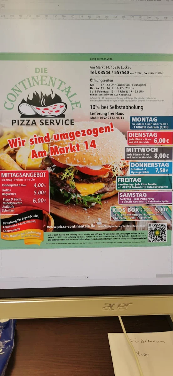 Speisekarte photo 2