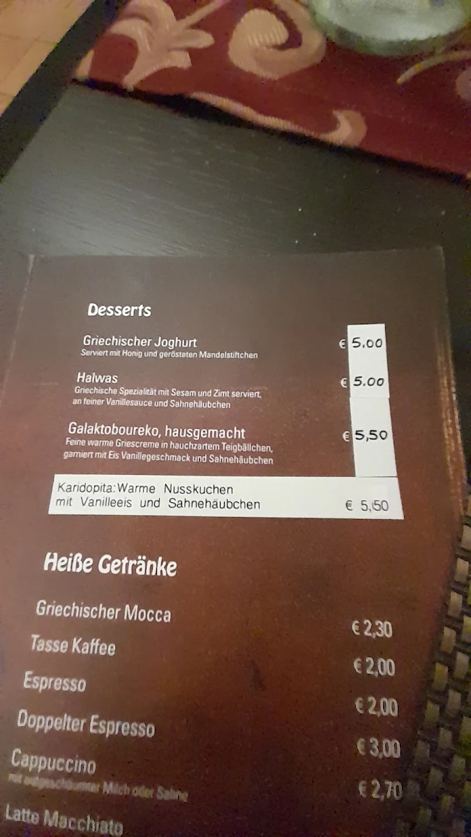 Speisekarte photo 1