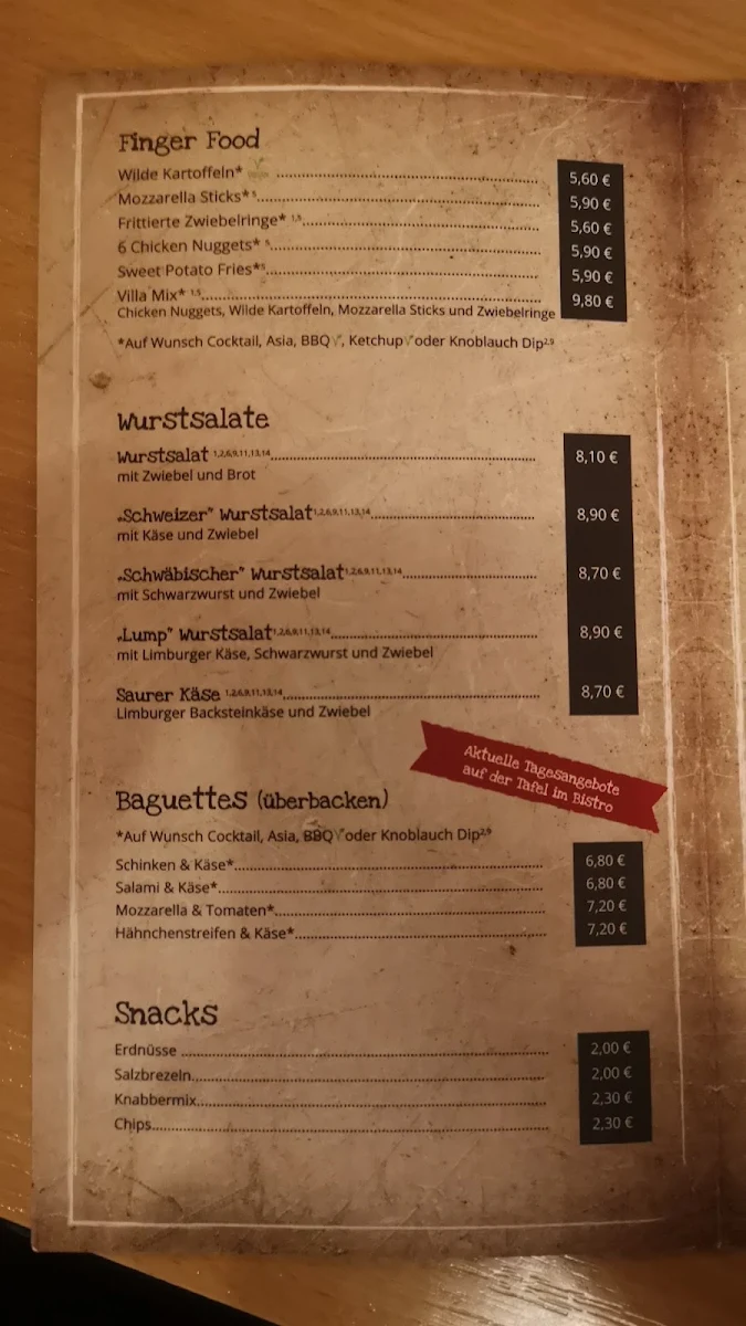Speisekarte photo 4