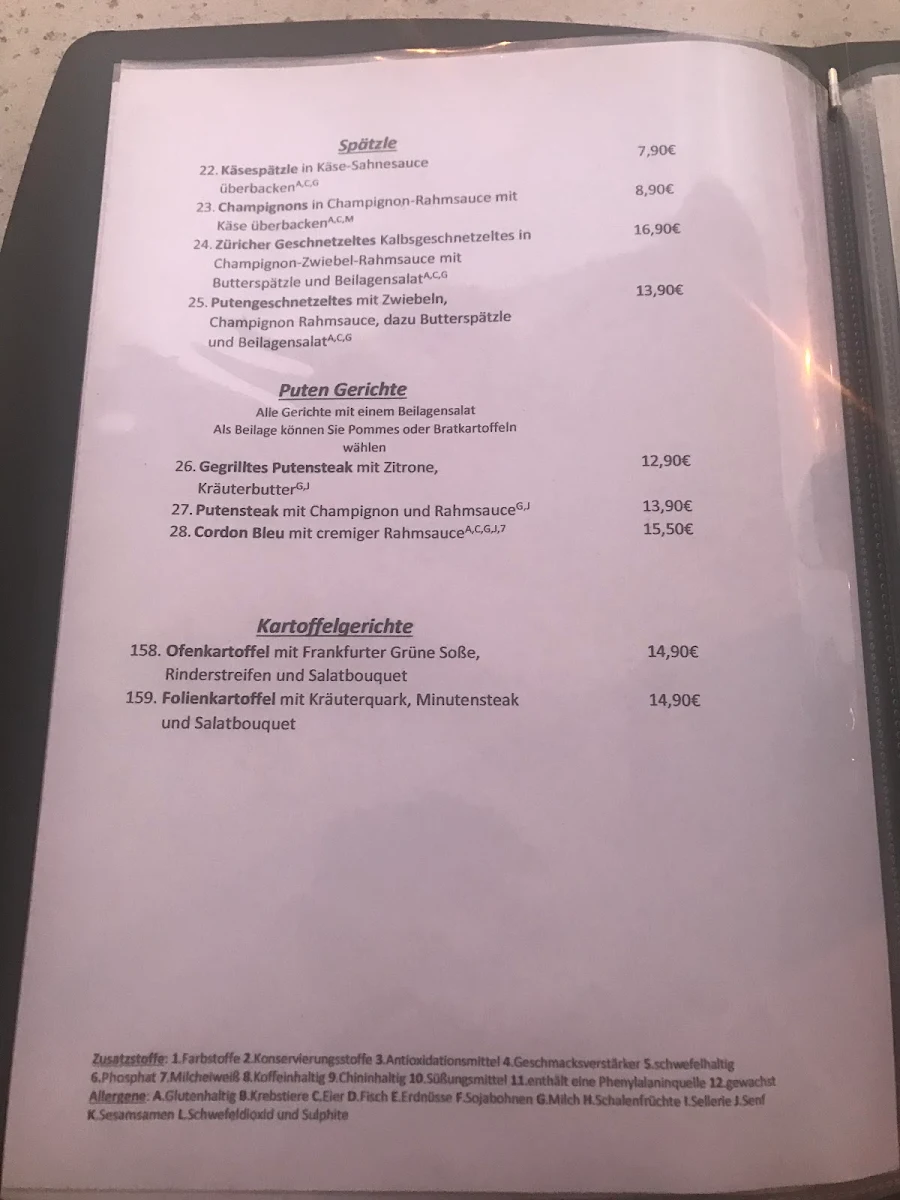 Speisekarte photo 5