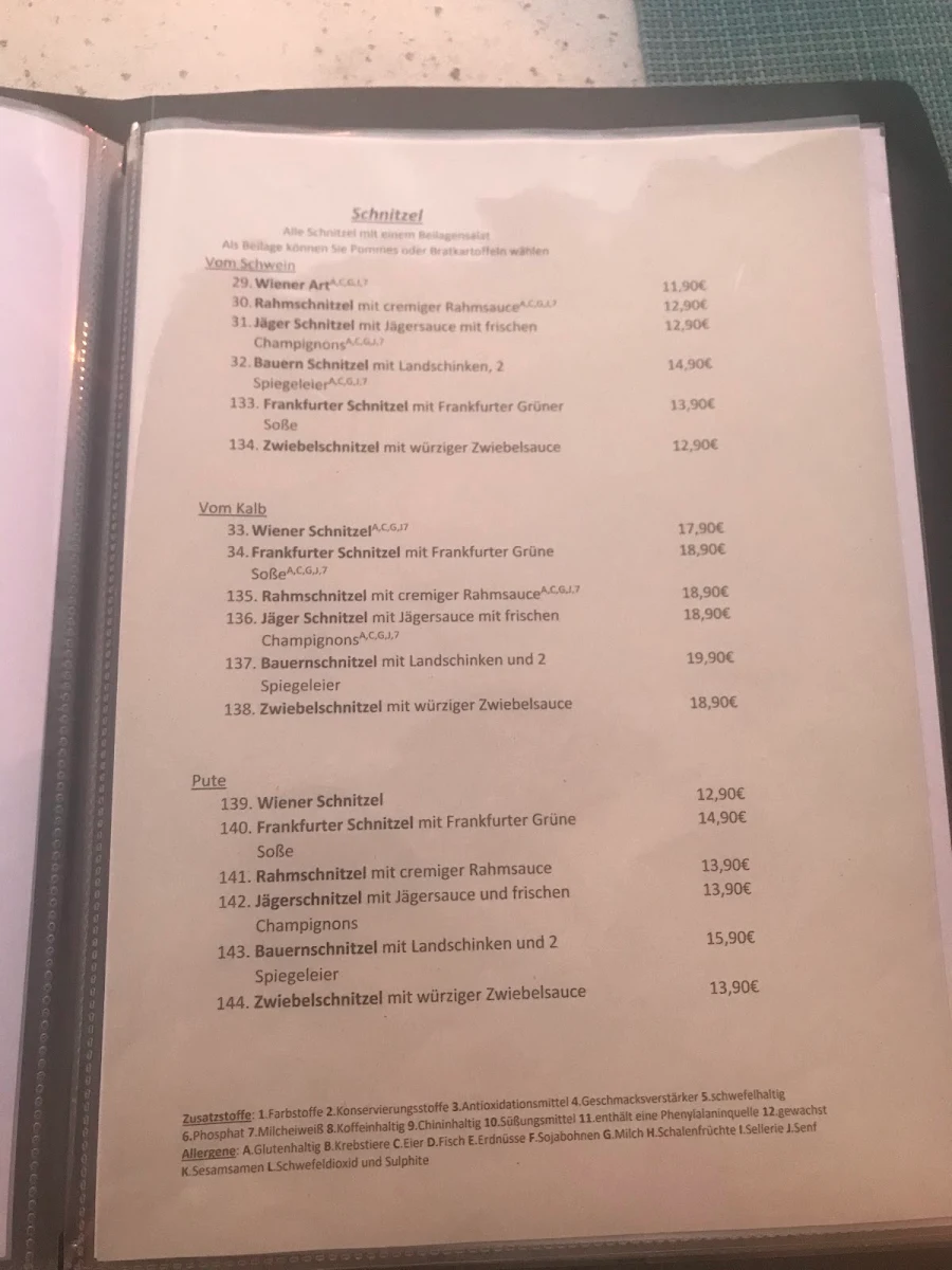Speisekarte photo 6