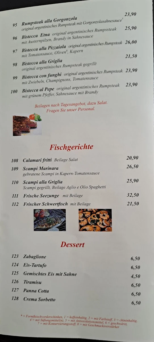 Speisekarte photo 1