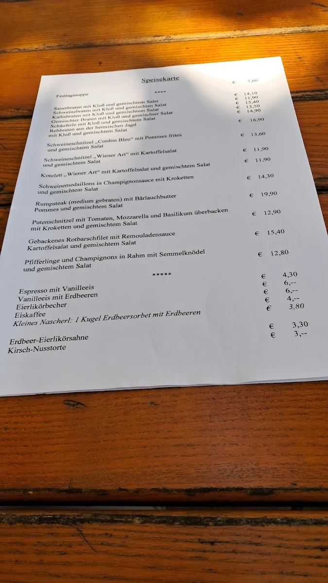 Speisekarte photo 2