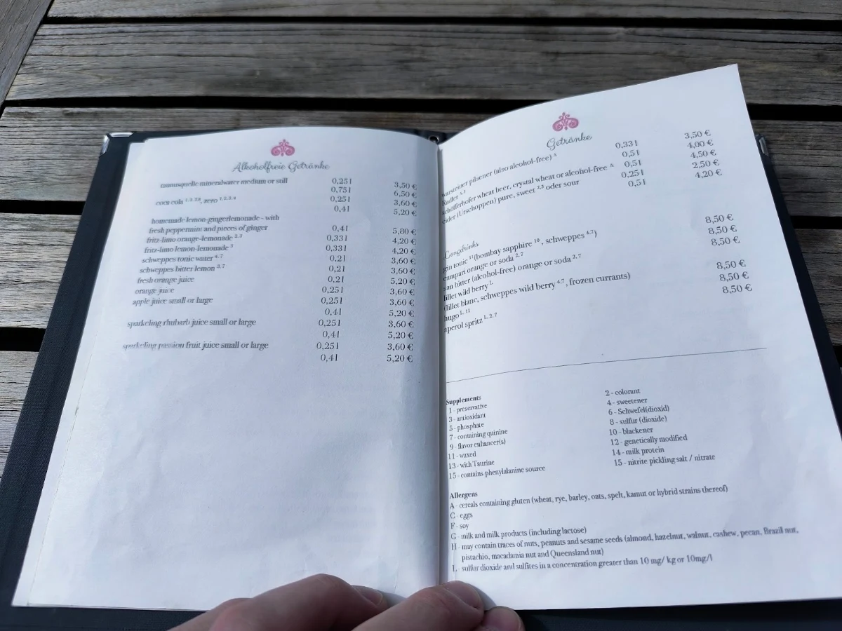Speisekarte photo 1