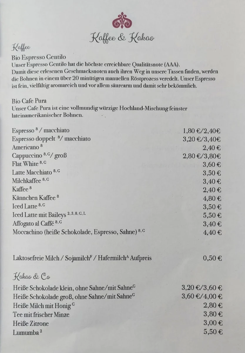 Speisekarte photo 2