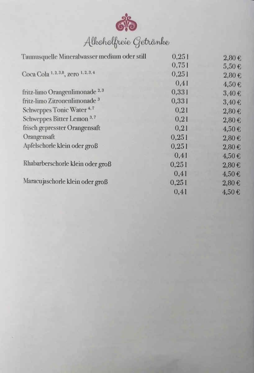Speisekarte photo 3