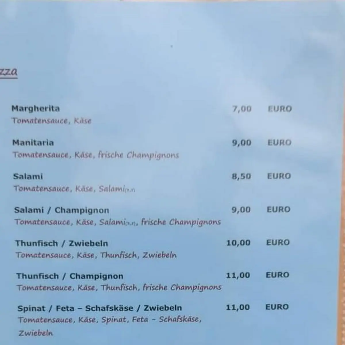 Speisekarte photo 6