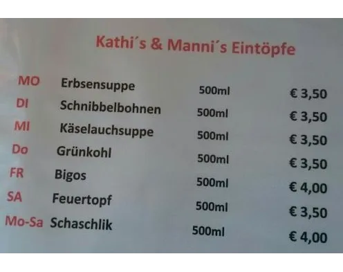 Speisekarte photo 5