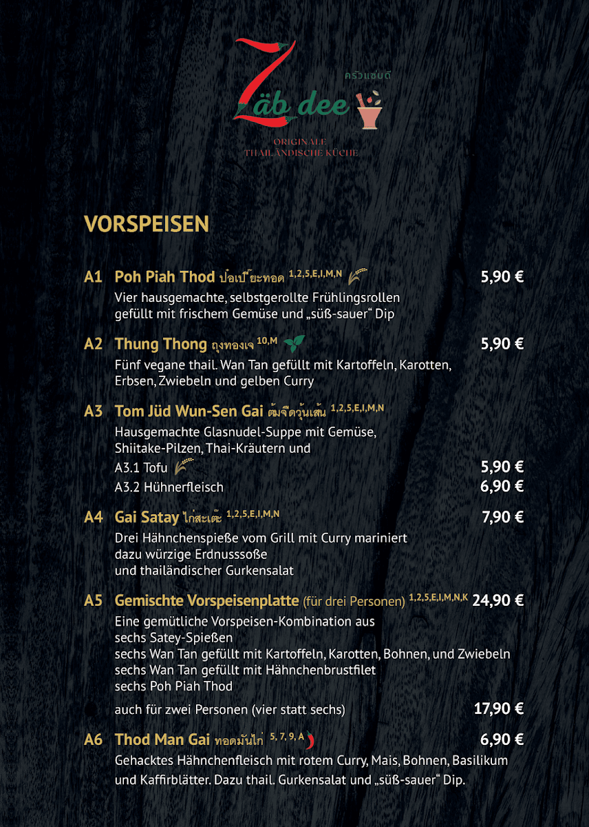 Speisekarte photo 4