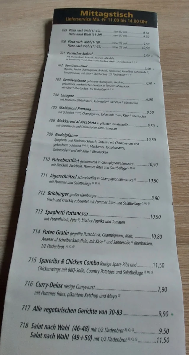Speisekarte photo 2