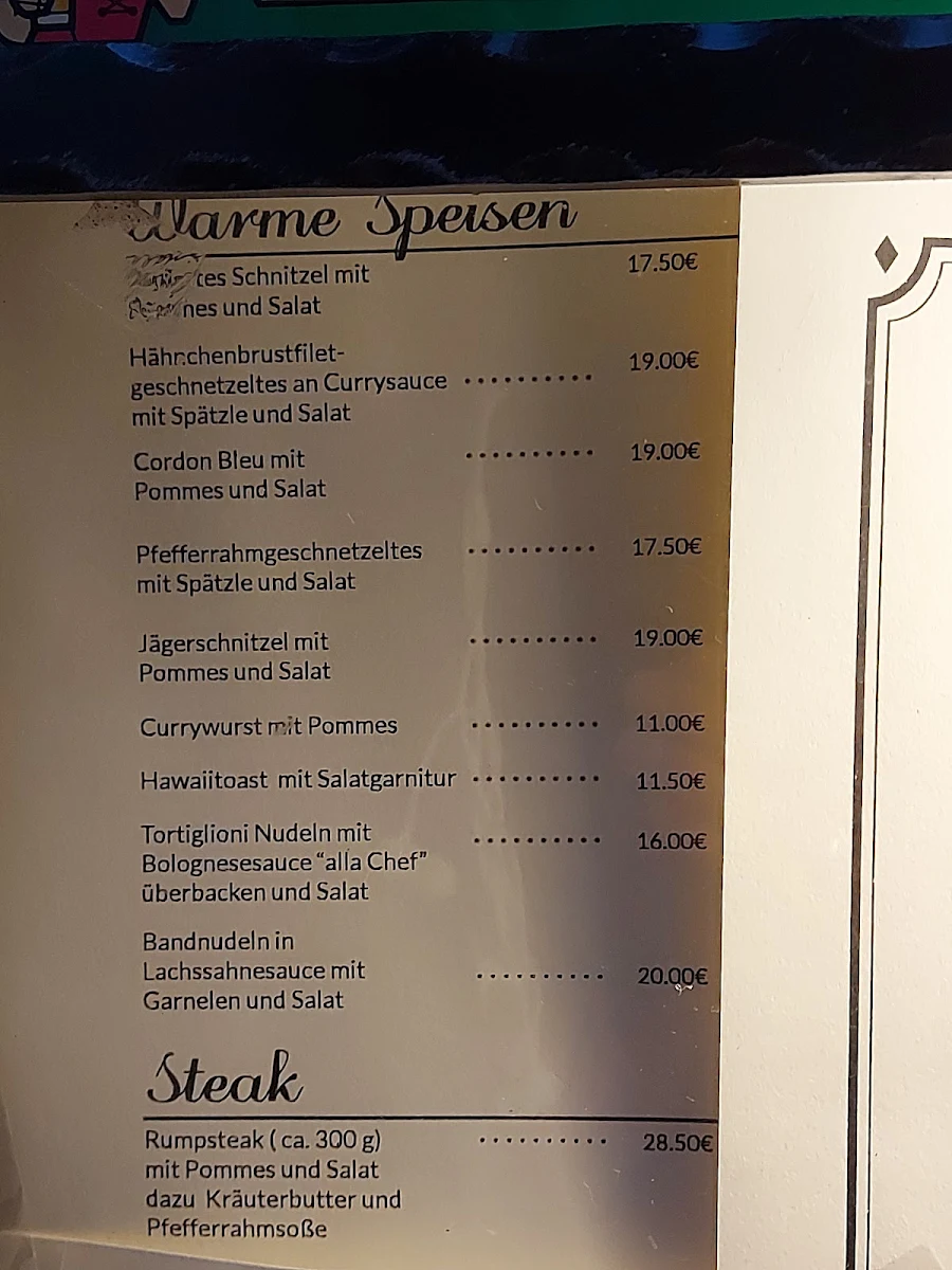 Speisekarte photo 2