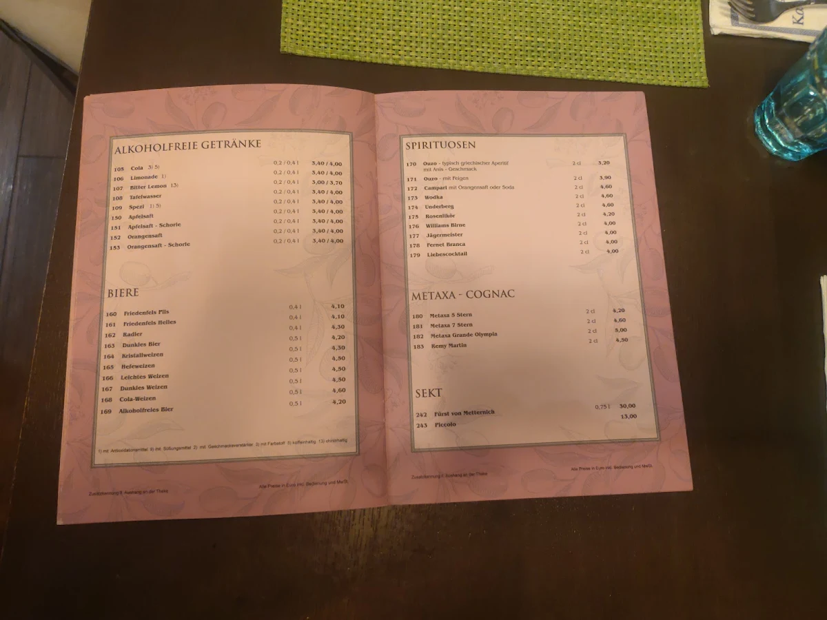 Speisekarte photo 3