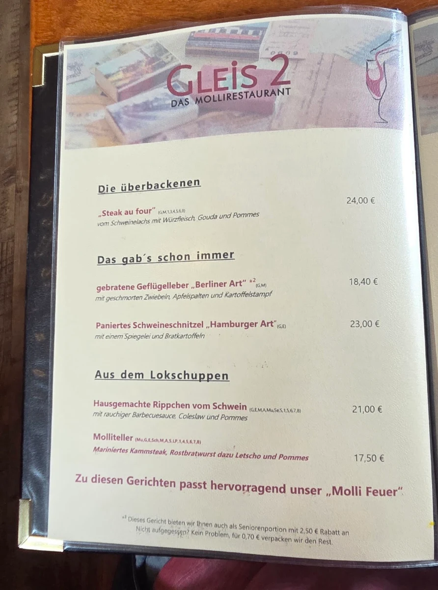 Speisekarte photo 2