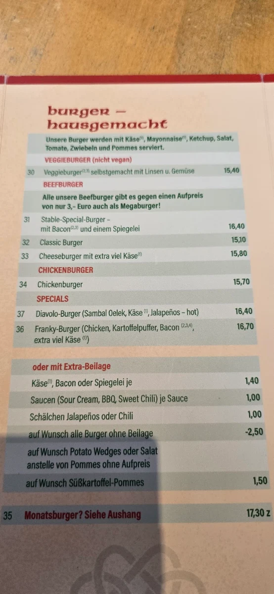 Speisekarte photo 1