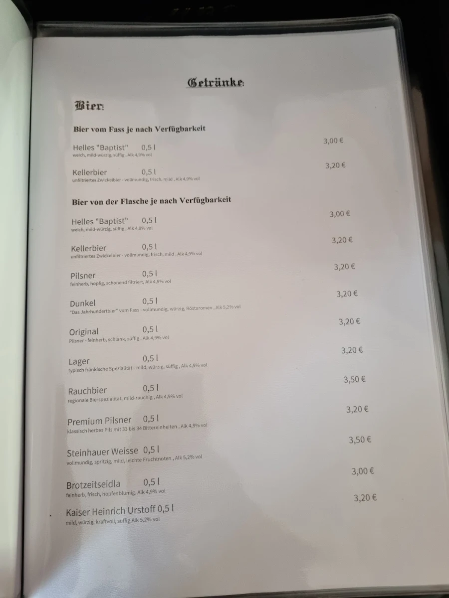 Speisekarte photo 1