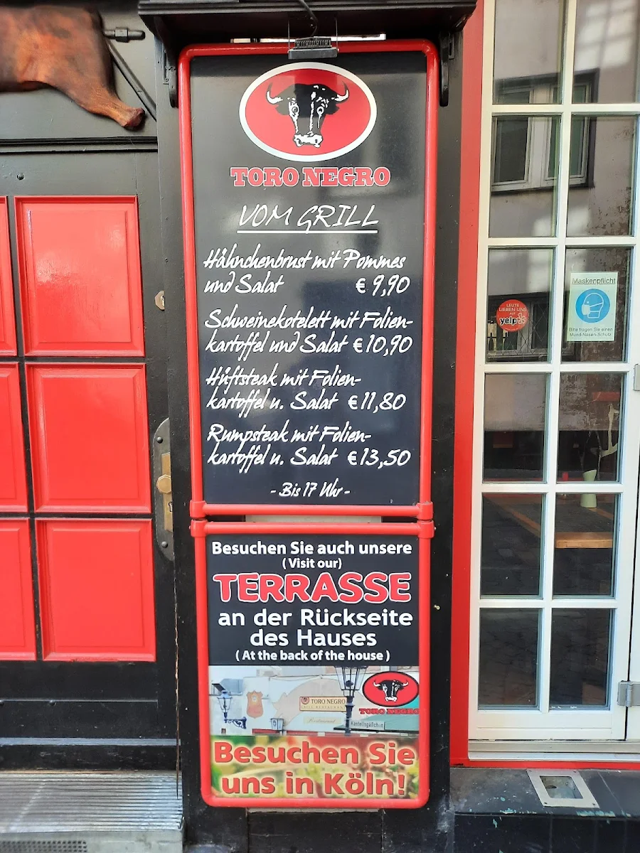 Speisekarte, TORO NEGRO