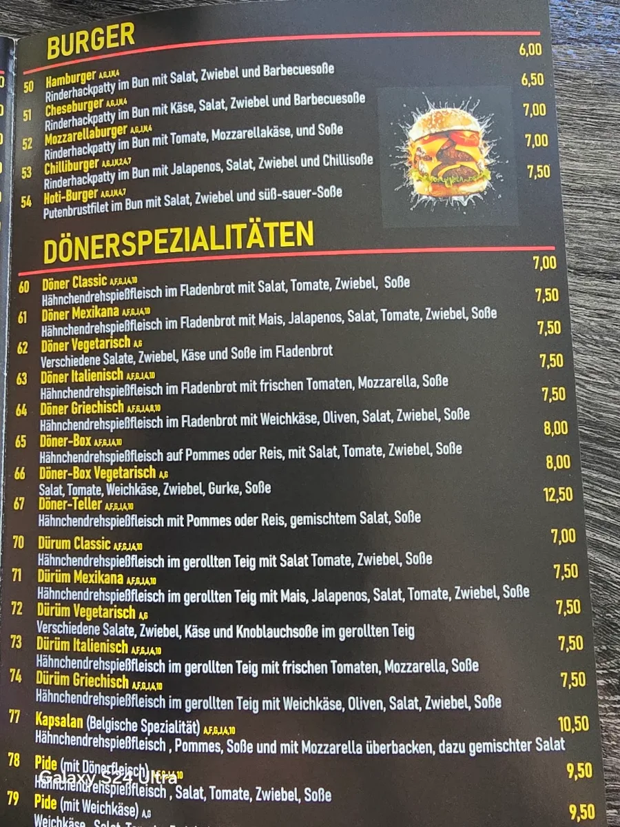 Speisekarte photo 5