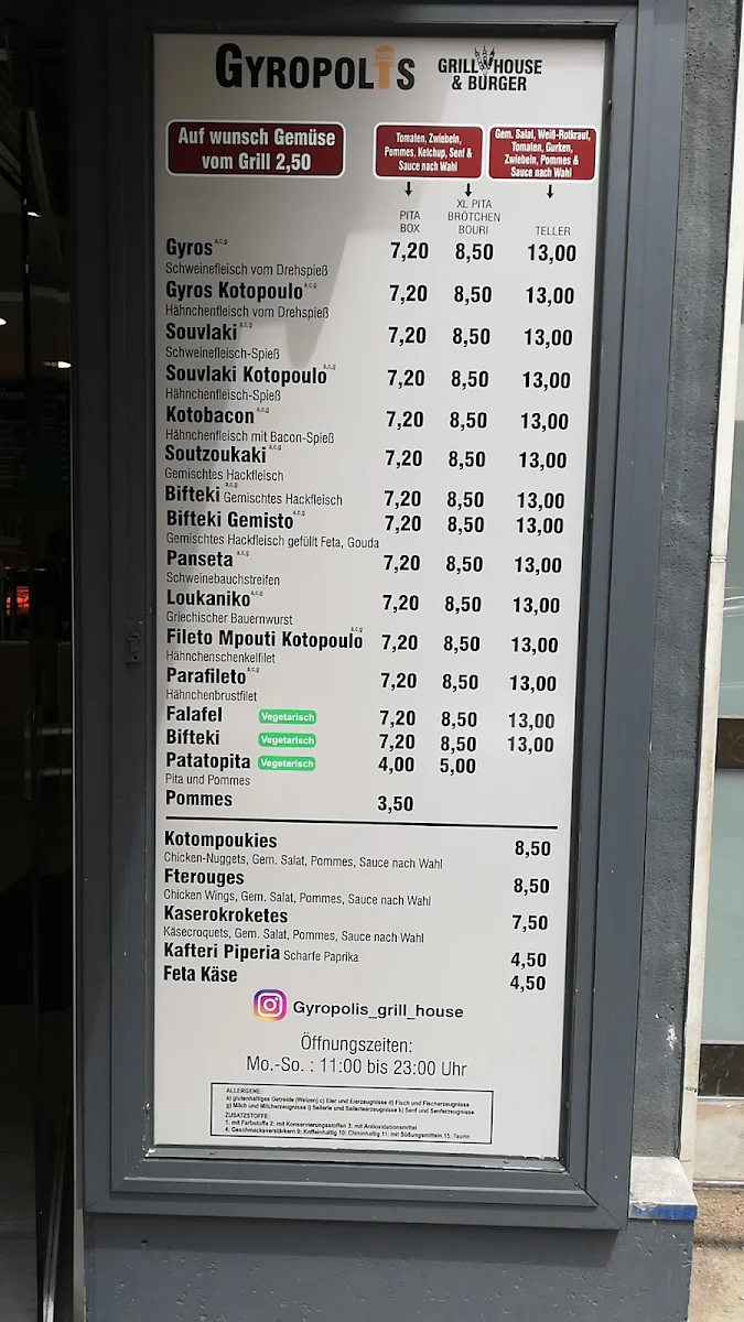 Speisekarte photo 3