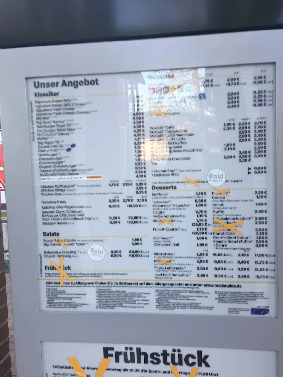 Speisekarte photo 2