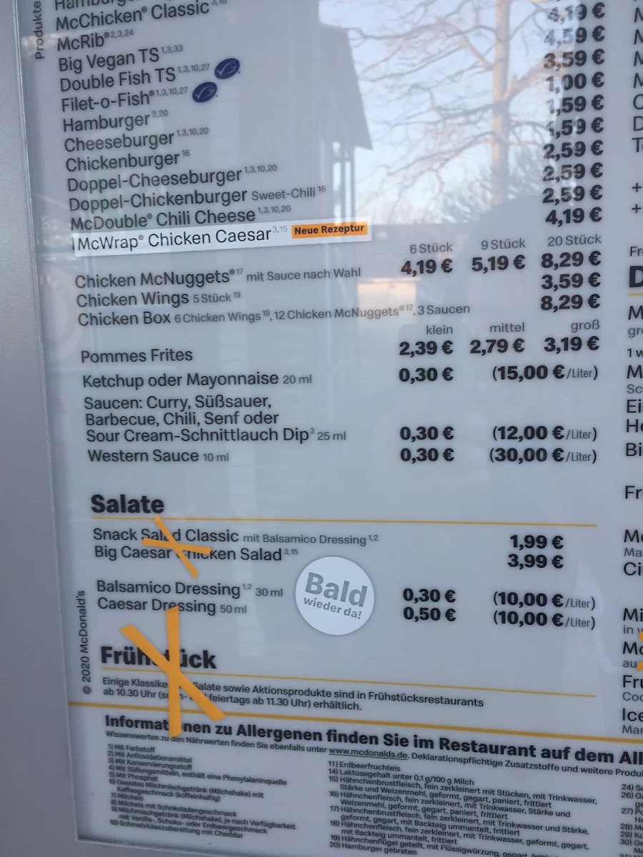 Speisekarte photo 4