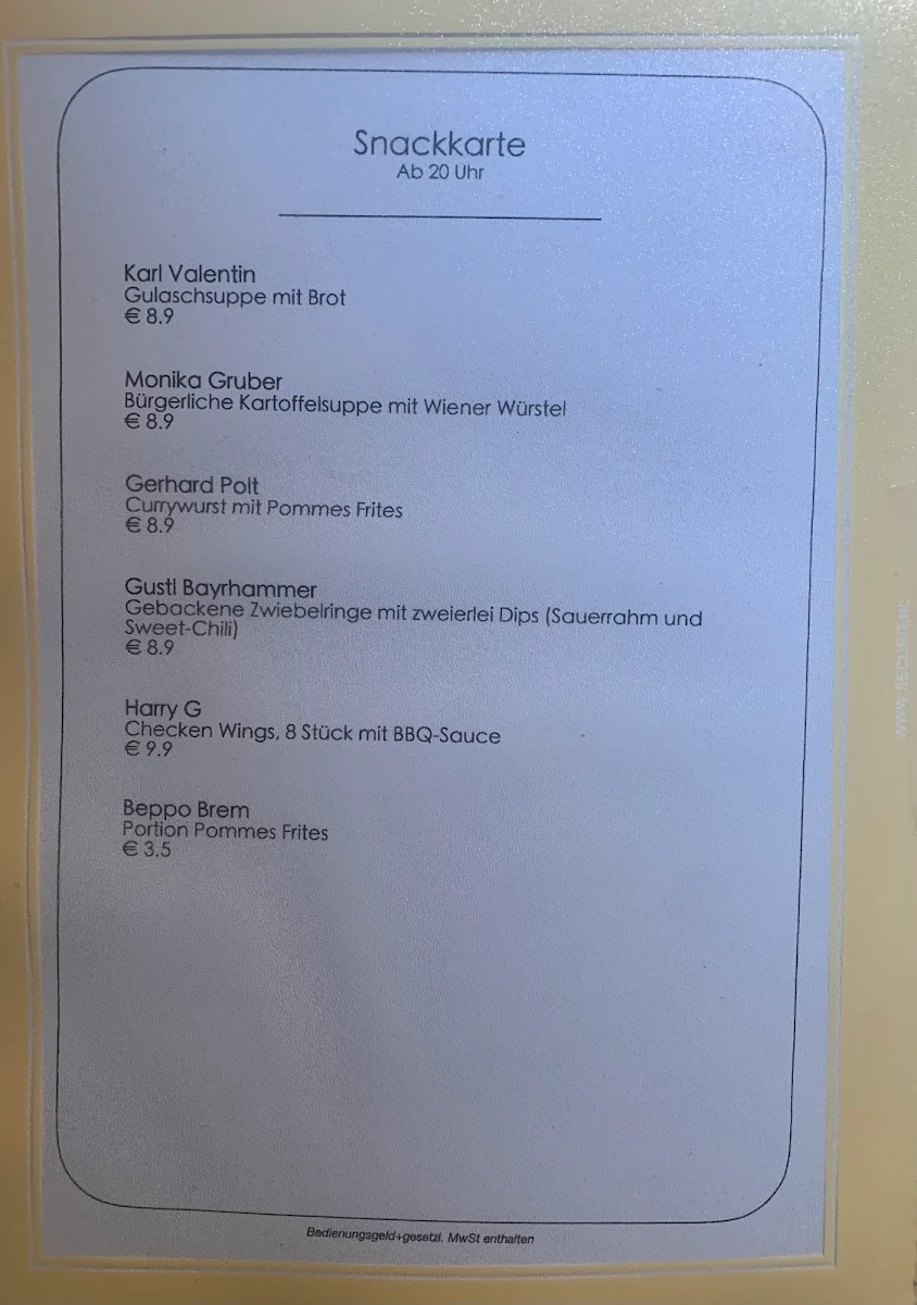Speisekarte photo 10