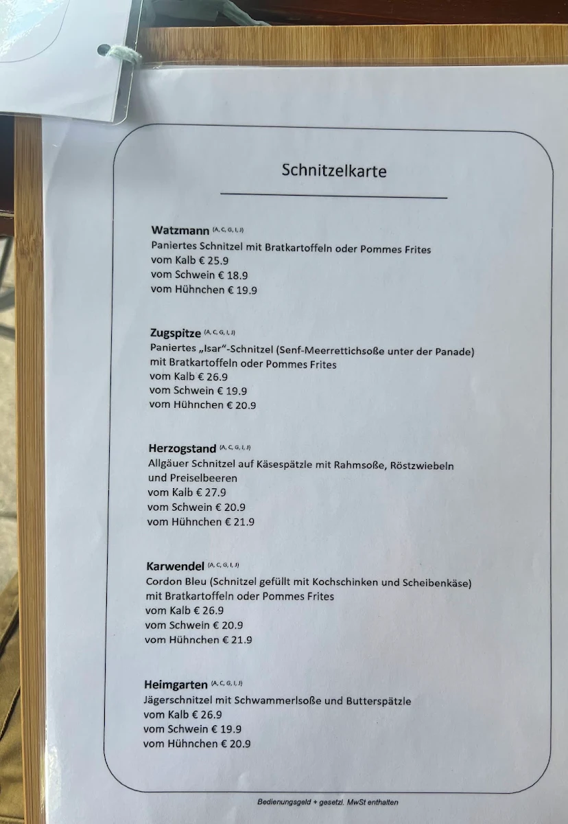 Speisekarte photo 3
