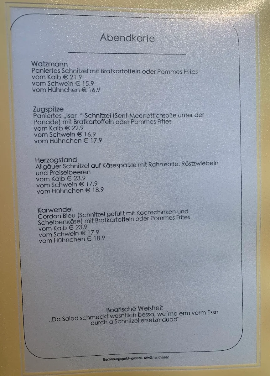 Speisekarte photo 7