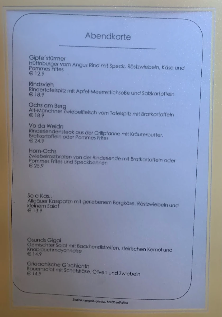 Speisekarte photo 9