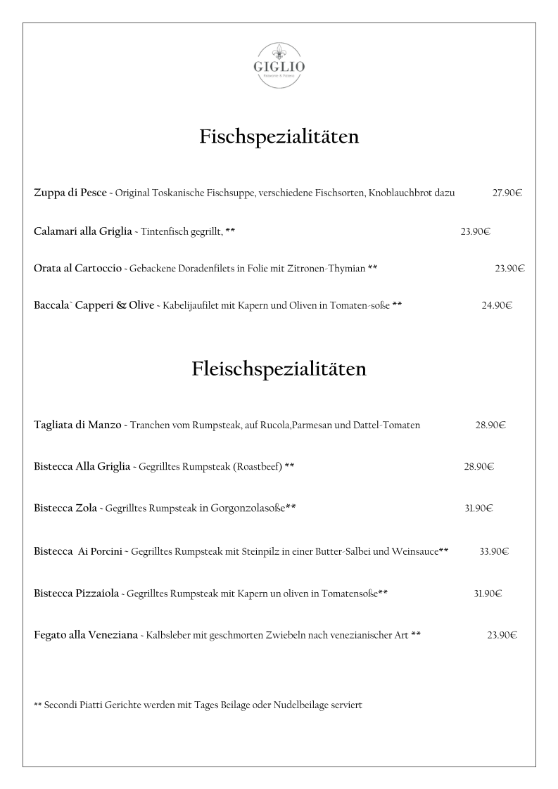 Speisekarte photo 4