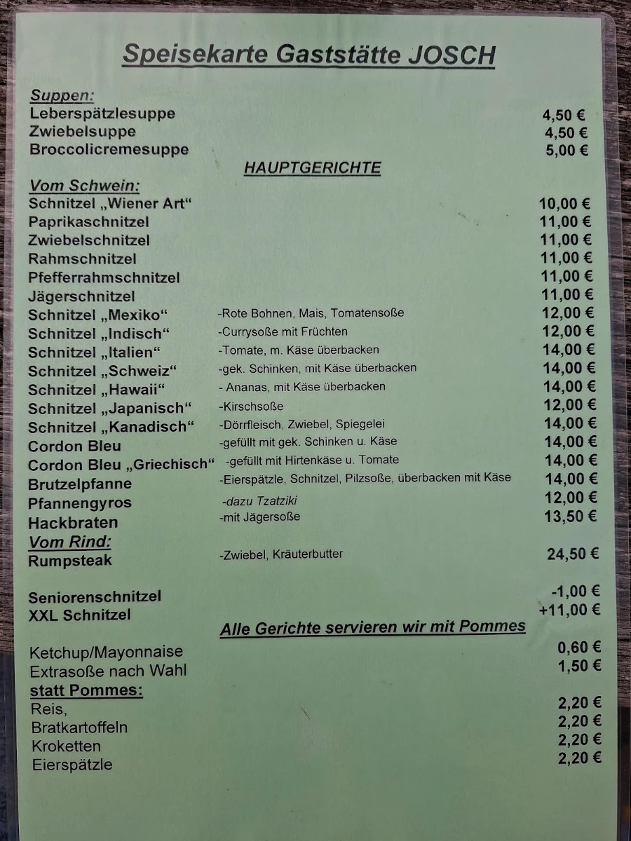 Speisekarte photo 1