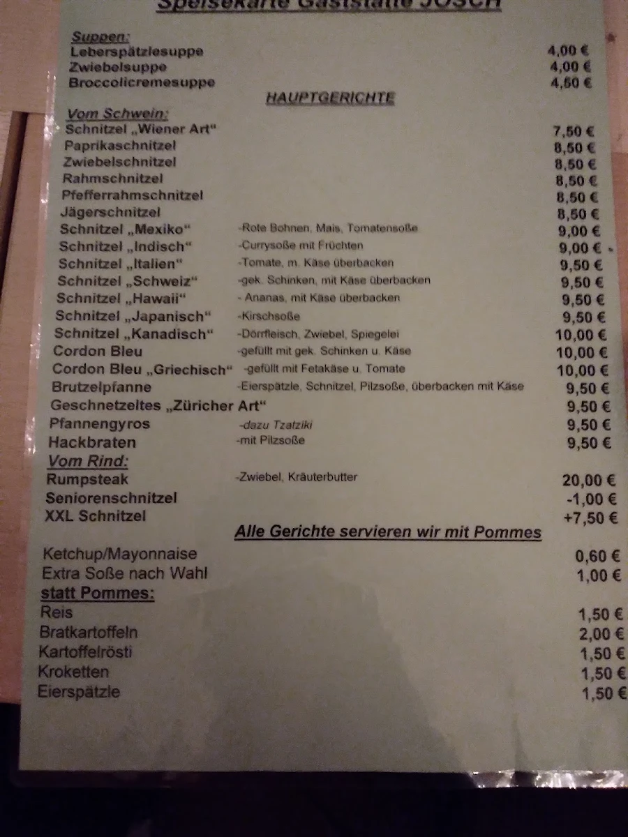 Speisekarte photo 2