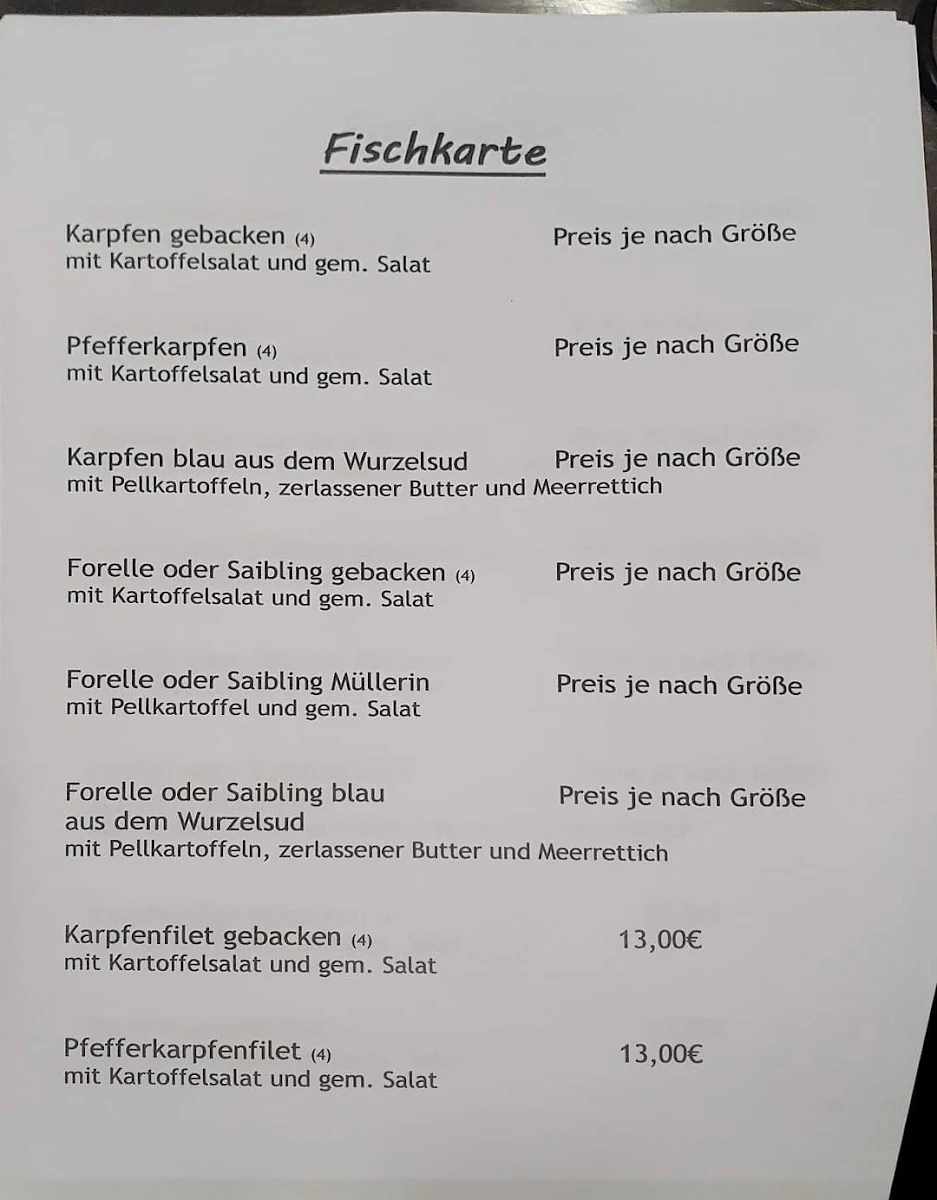 Speisekarte photo 2