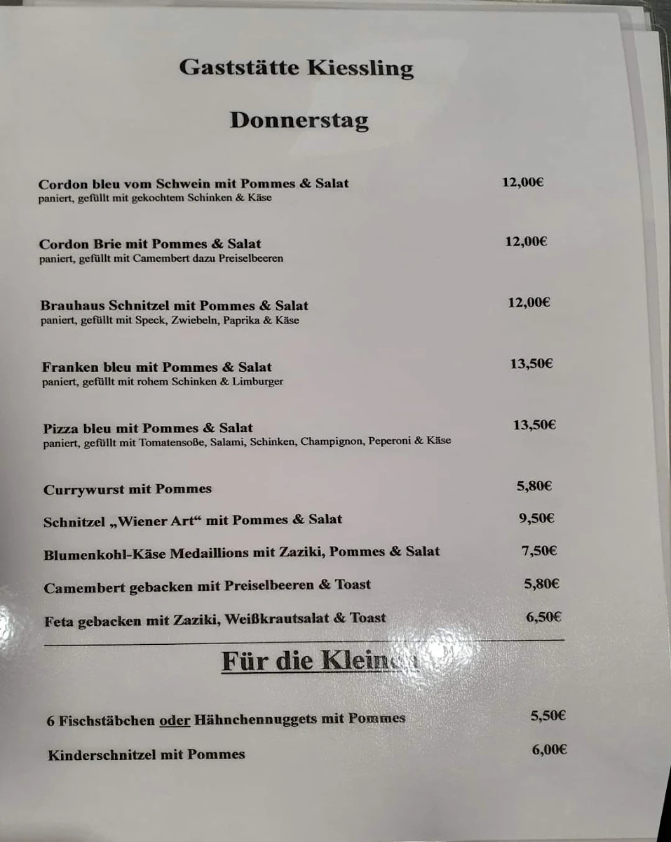 Speisekarte photo 3