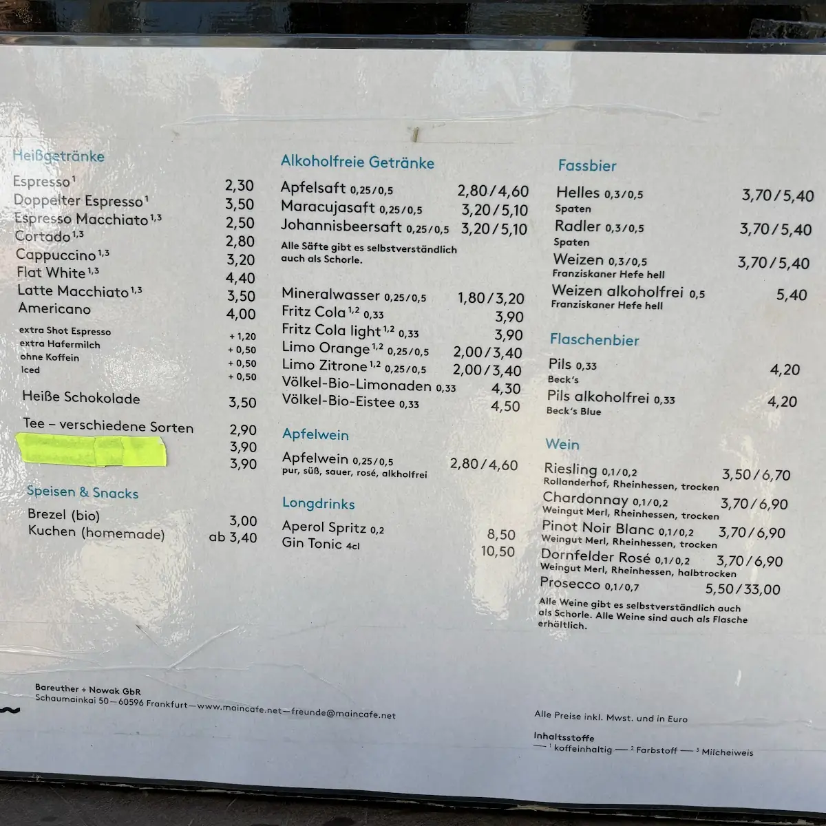 Speisekarte photo 8