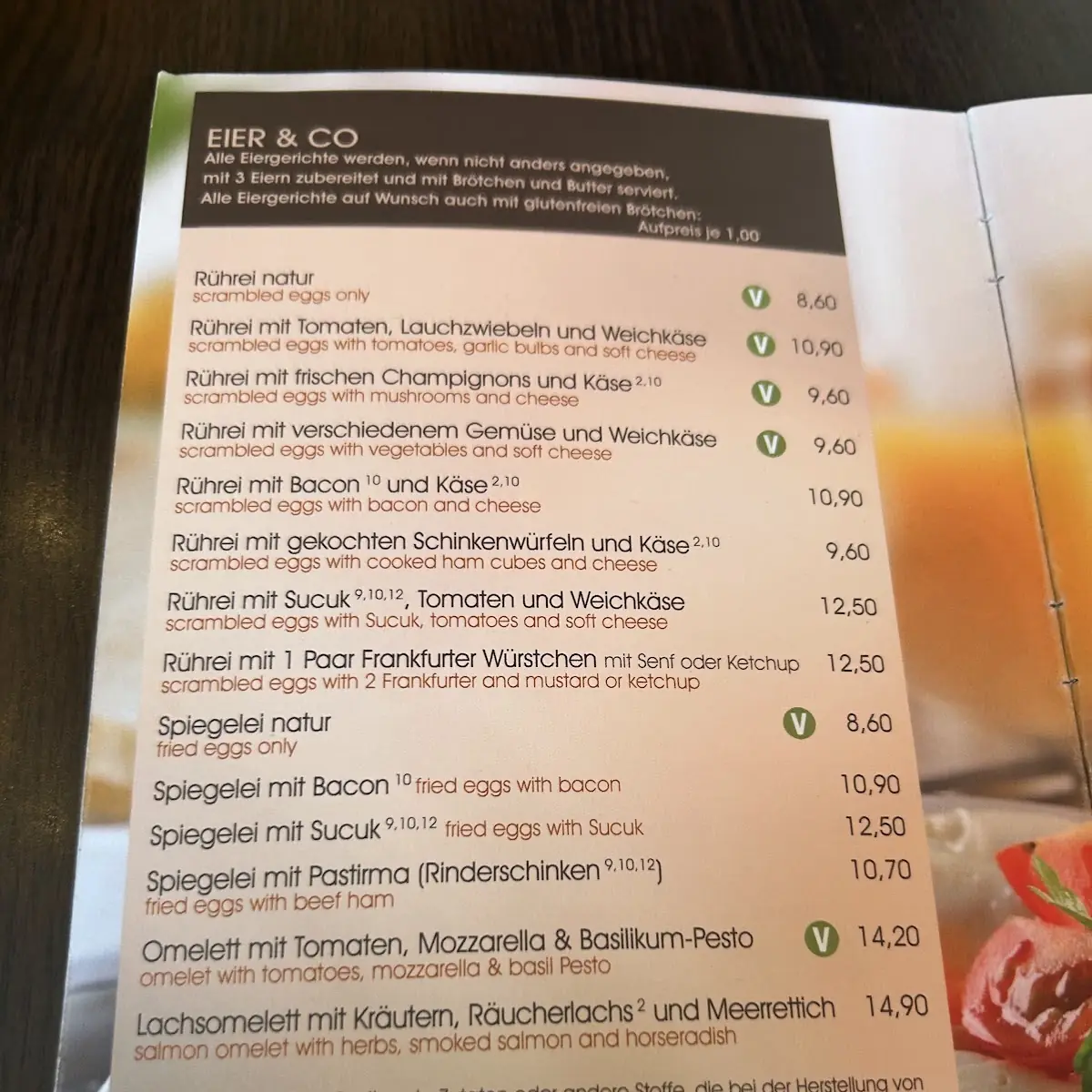 Speisekarte photo 9