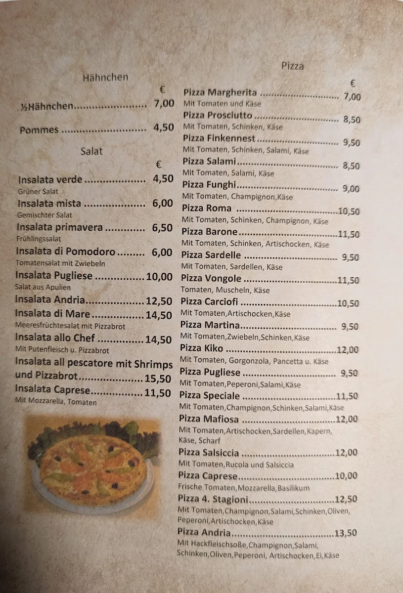 Speisekarte photo 2