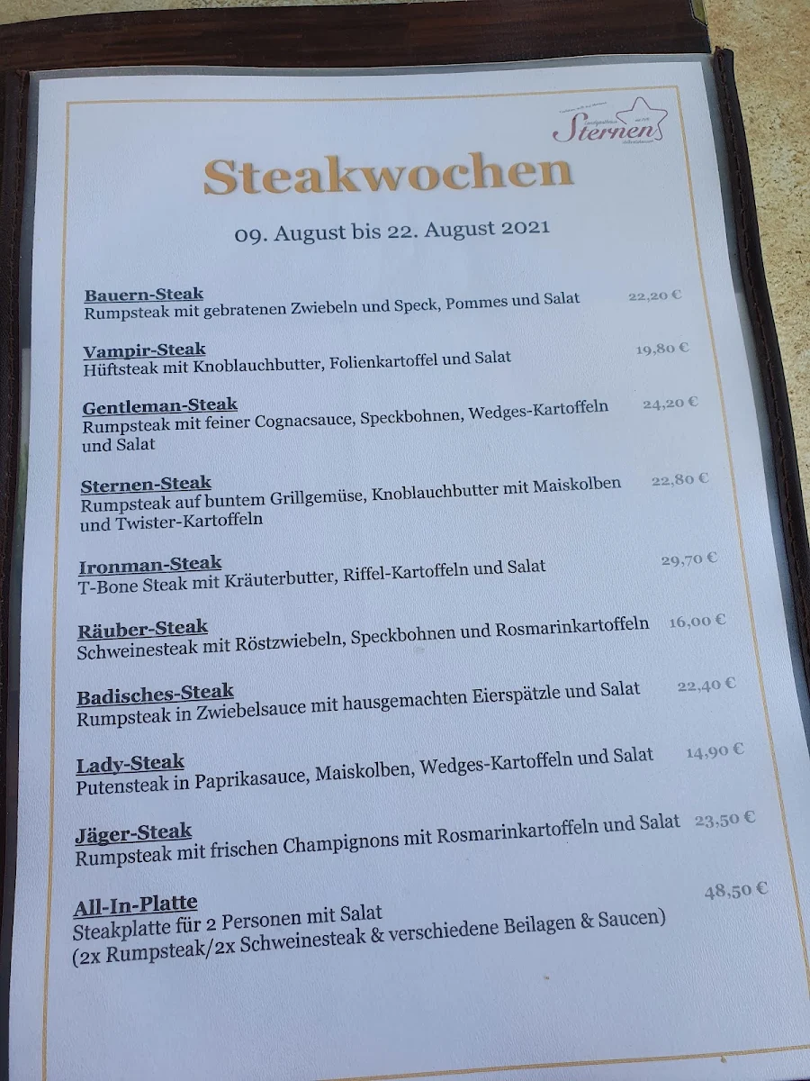 Speisekarte photo 1