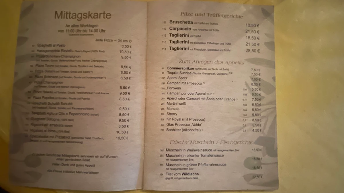 Speisekarte photo 5