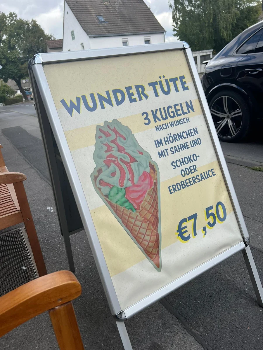 Speisekarte, Eddy's Eis-Oase