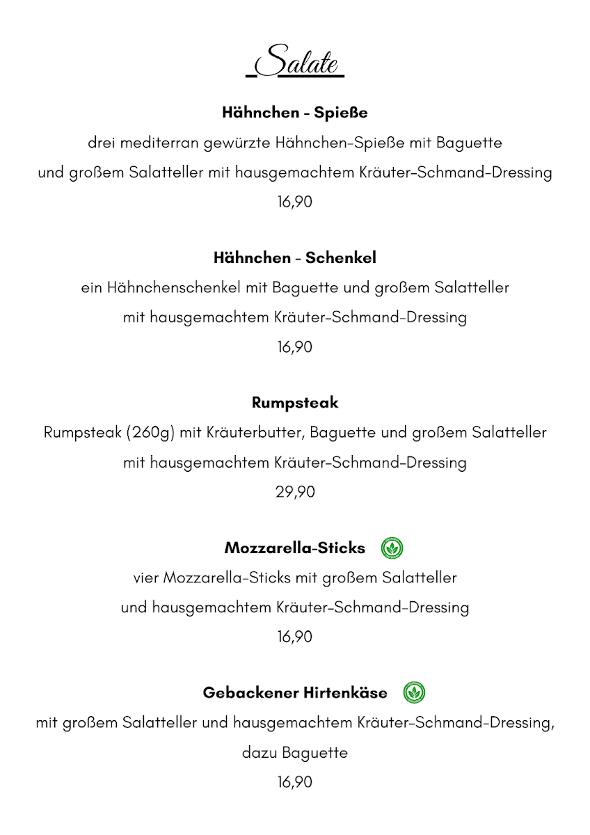 Speisekarte photo 2